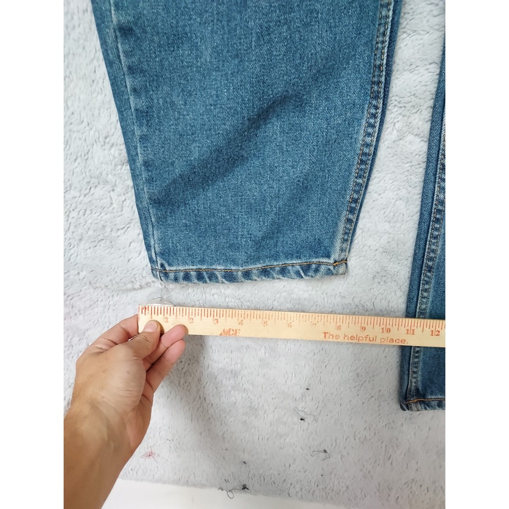 Vintage Levis 560 Jeans Mens 33x30 Y2K Comfort Fit Loose Baggy Denim Blue Skater - Picture 10 of 11